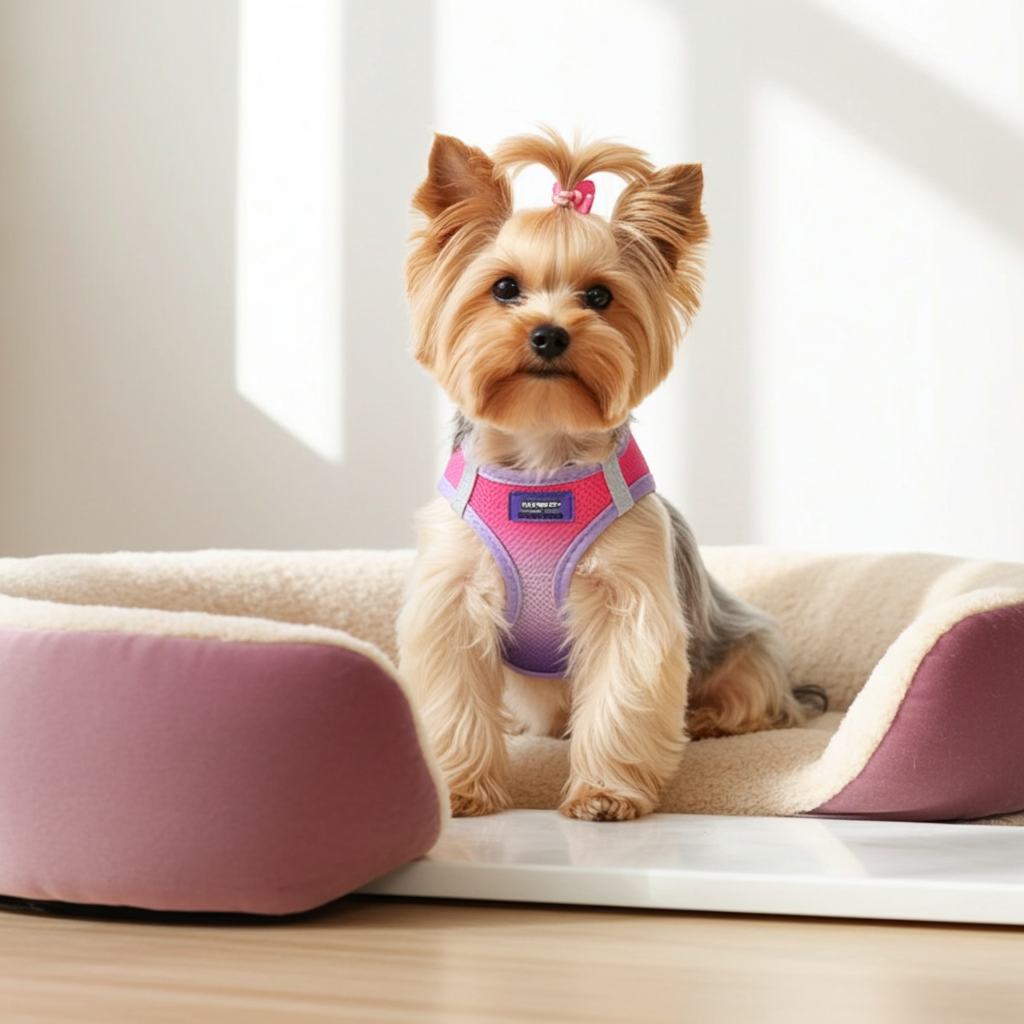 American River Choke Free Dog Harness Ombre Collection - Raspberry Sundae