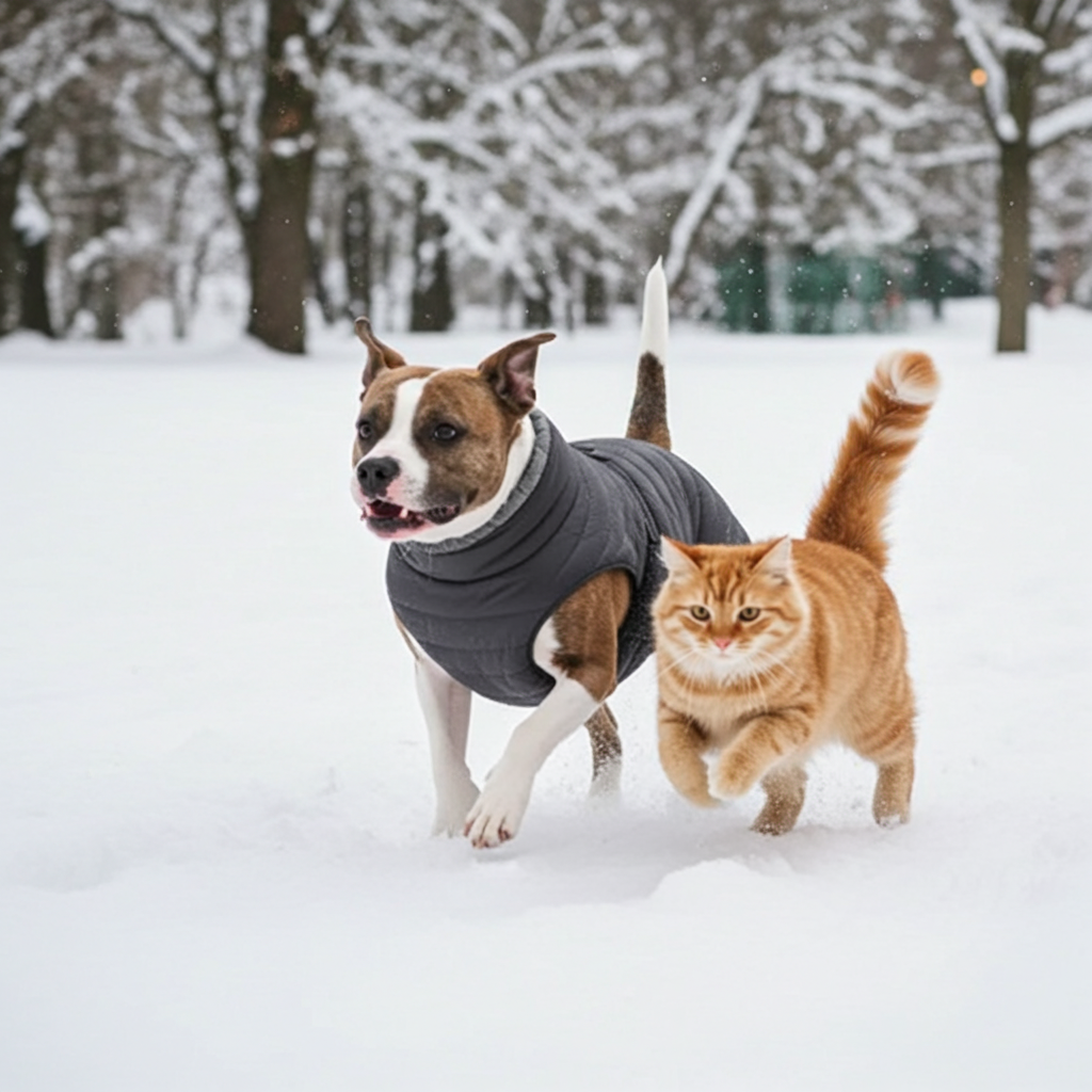 Alpine Extreme Weather Puffer Dog Coat by Doggie Design Black