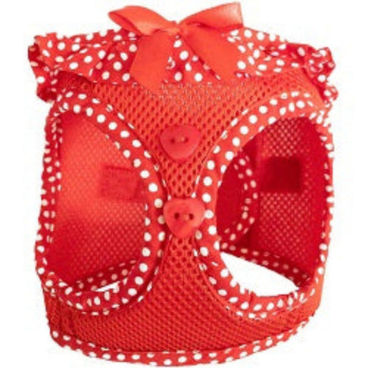 American River Choke Free Dog Harness - Red Polka Dot 78489