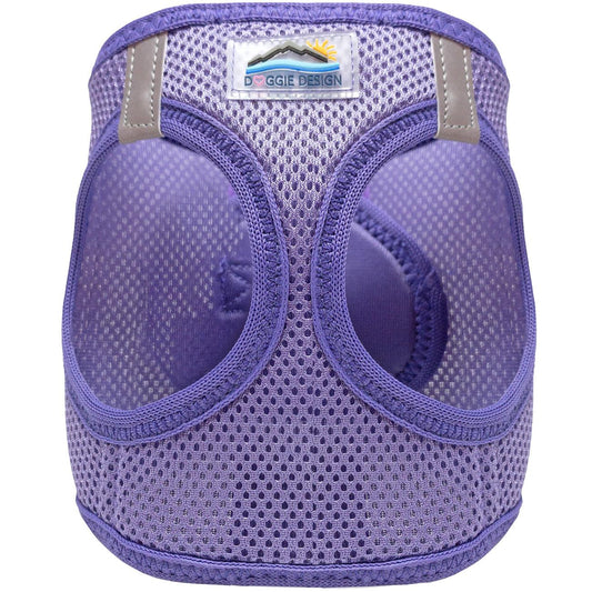 Paisley Purple step‑in mesh dog harness by Doggie Design