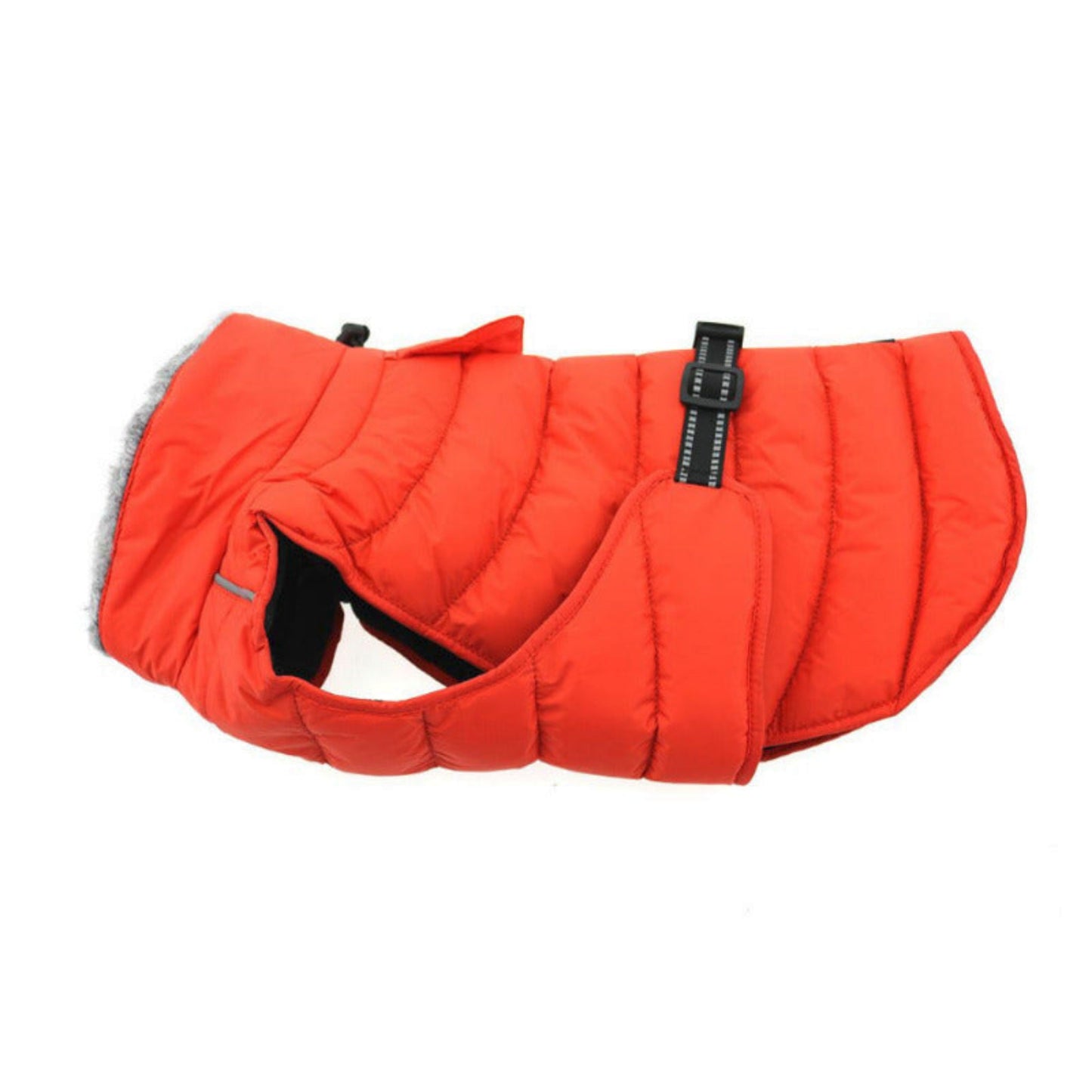 Alpine Extreme Weather Puffer Dog Coat by Doggie Design Orange 68229