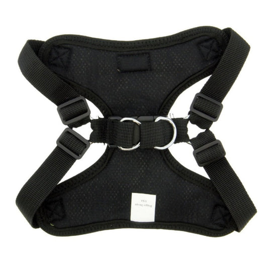 Wrap and Snap Choke Free Dog Harness | Black | Doggie Design 63326