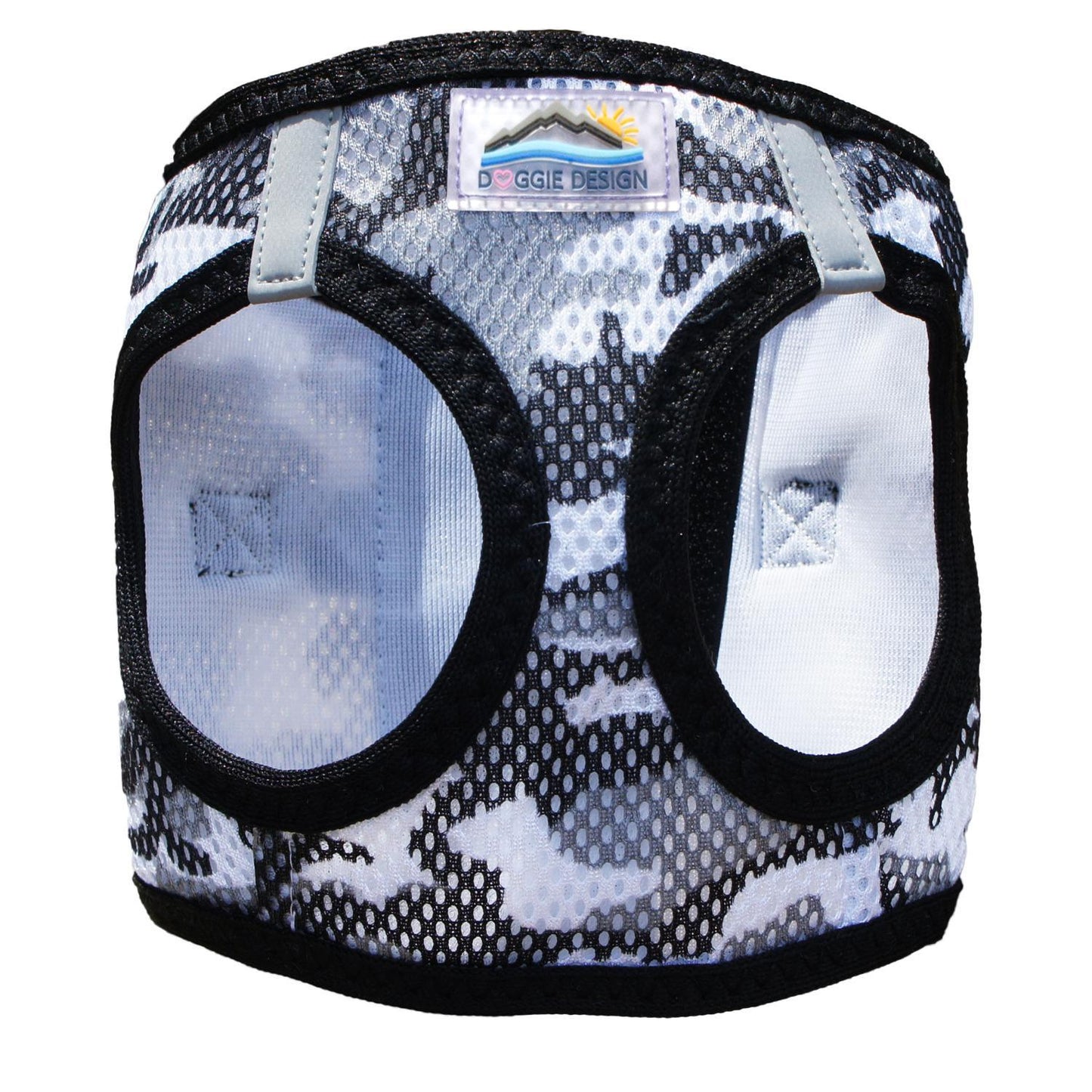 Grey Camo Choke‑Free Dog Harness | American River (XXS–3XL)