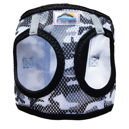 Grey Camo Choke‑Free Dog Harness | American River (XXS–3XL)