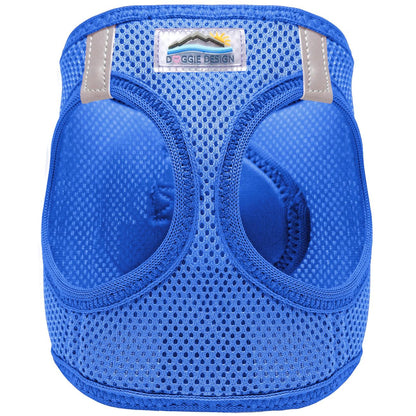 Cobalt Blue step‑in mesh dog harness by Doggie Design