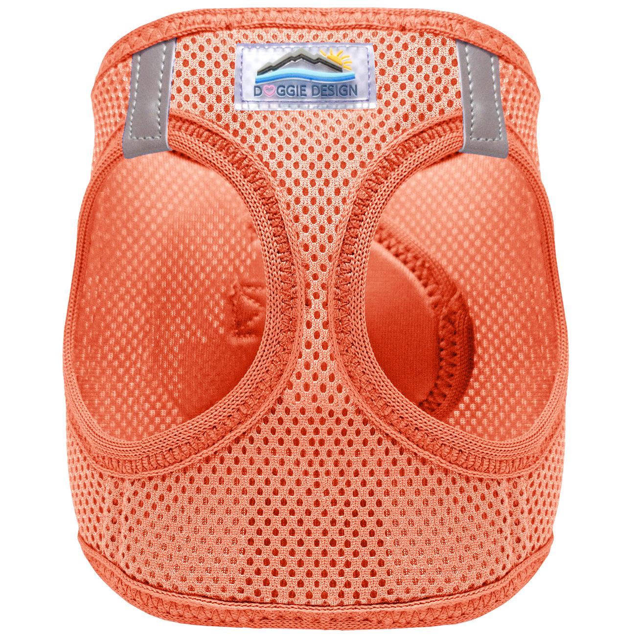 American River Choke‑Free Step‑In Dog Harness – Coral (XXS–3XL)