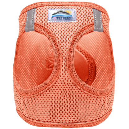 American River Choke‑Free Step‑In Dog Harness – Coral (XXS–3XL)