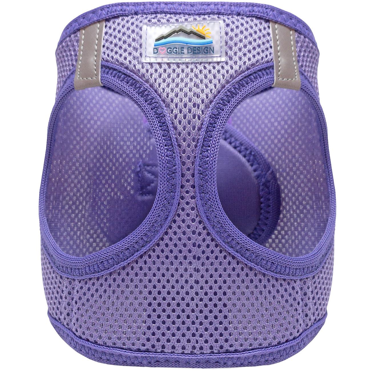 Paisley Purple step‑in mesh dog harness by Doggie Design