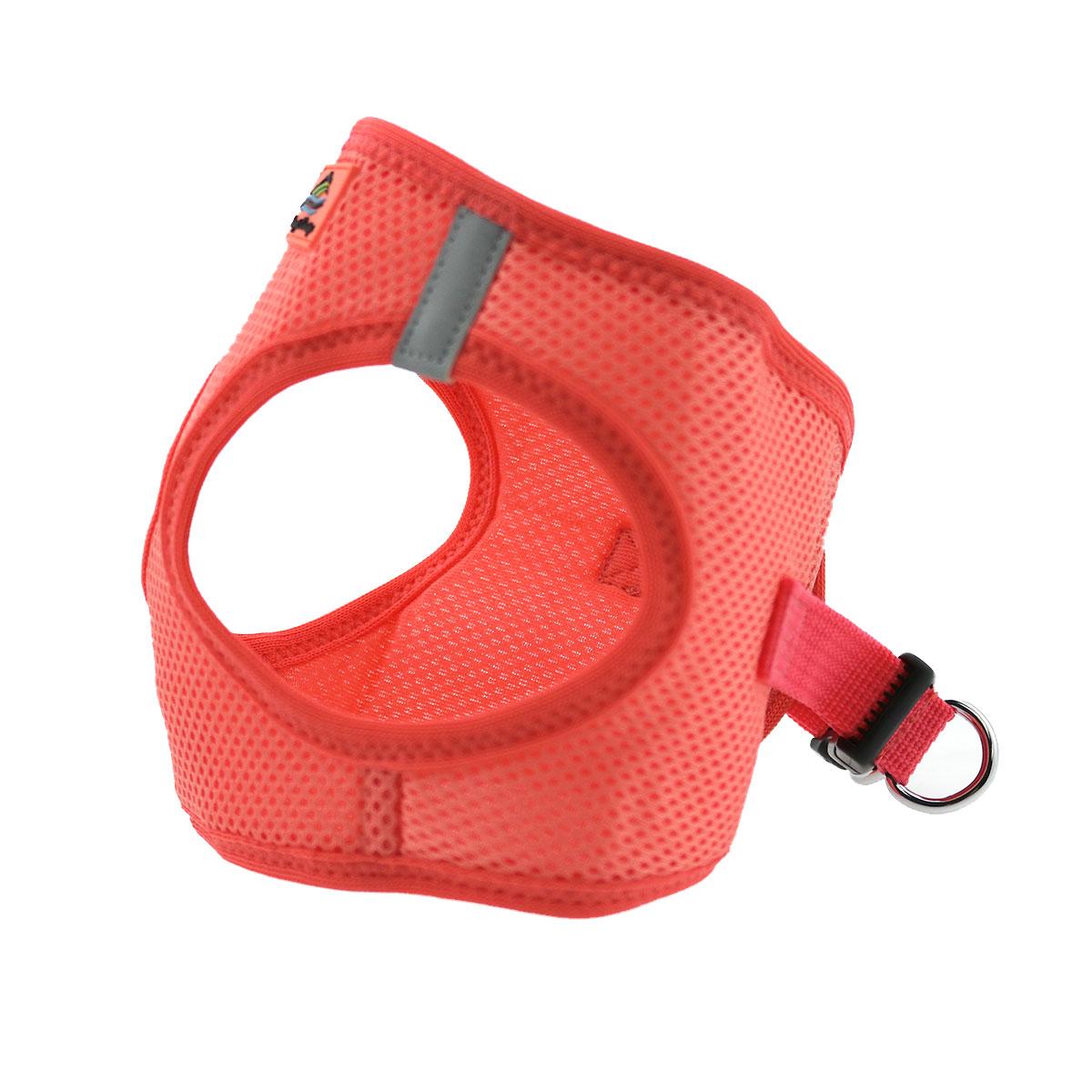 American River Choke‑Free Step‑In Dog Harness – Coral (XXS–3XL)