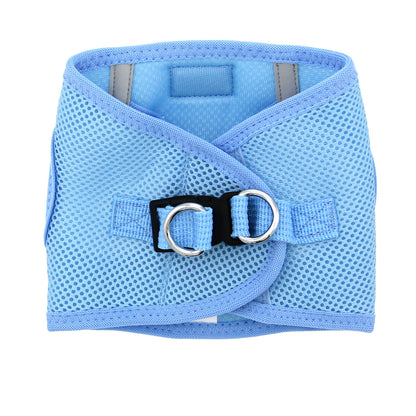 Light Blue step‑in mesh dog harness by Doggie Design