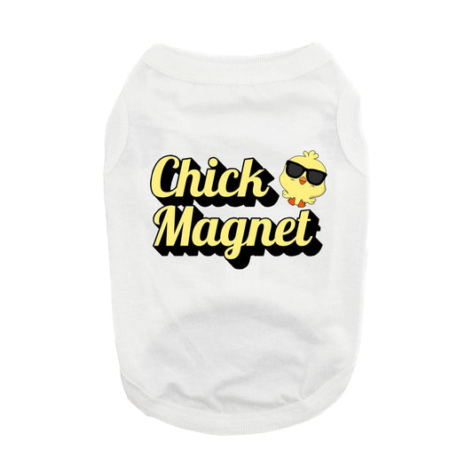 Chick Magnet Dog Shirt - White 78745