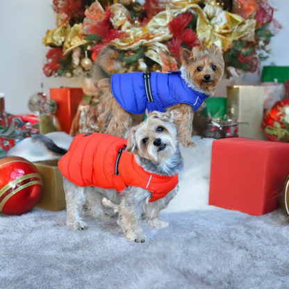 Alpine Extreme Weather Puffer Dog Coat by Doggie Design Orange 68229 (Copy)