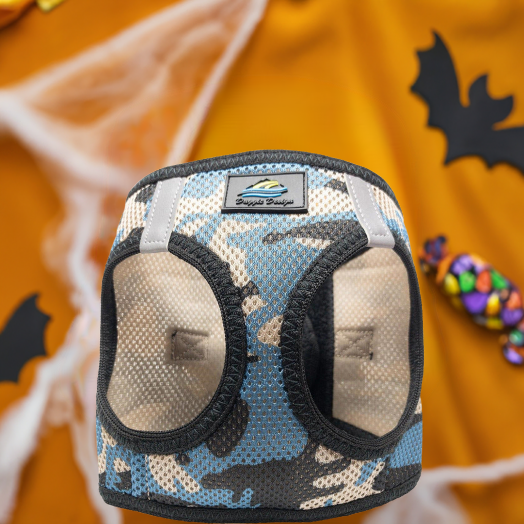 American River Choke Free Dog Harness Camouflage Collection-Blue Camo 78485