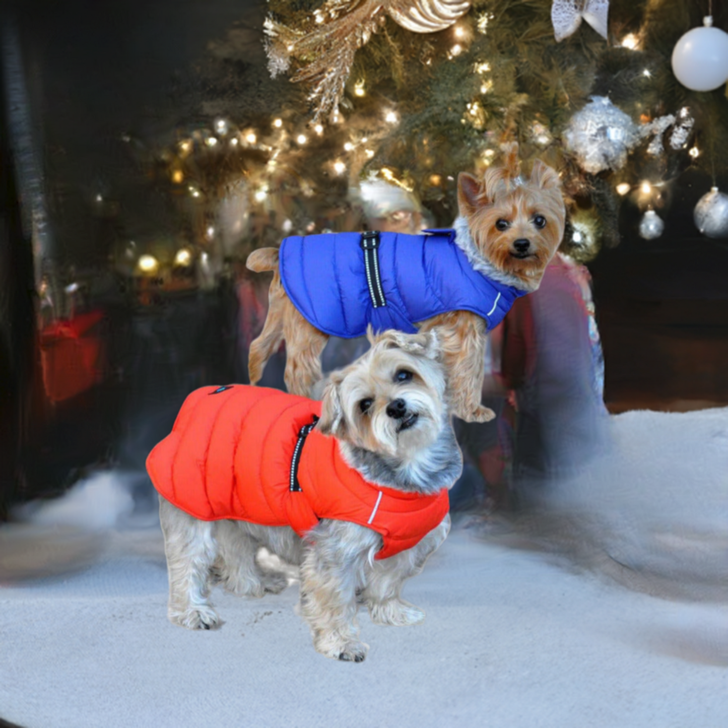 Alpine Extreme Weather Puffer Dog Coat by Doggie Design Orange 68229 (Copy)