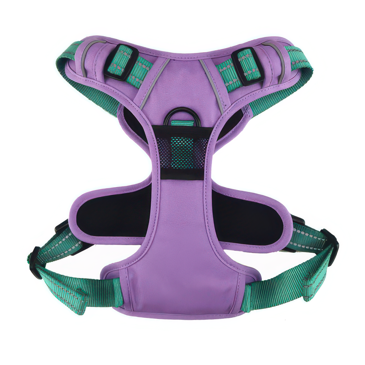 Venture Paw Pull Control Dog Harness – Mermaid Lilac | No‑Pull Design
