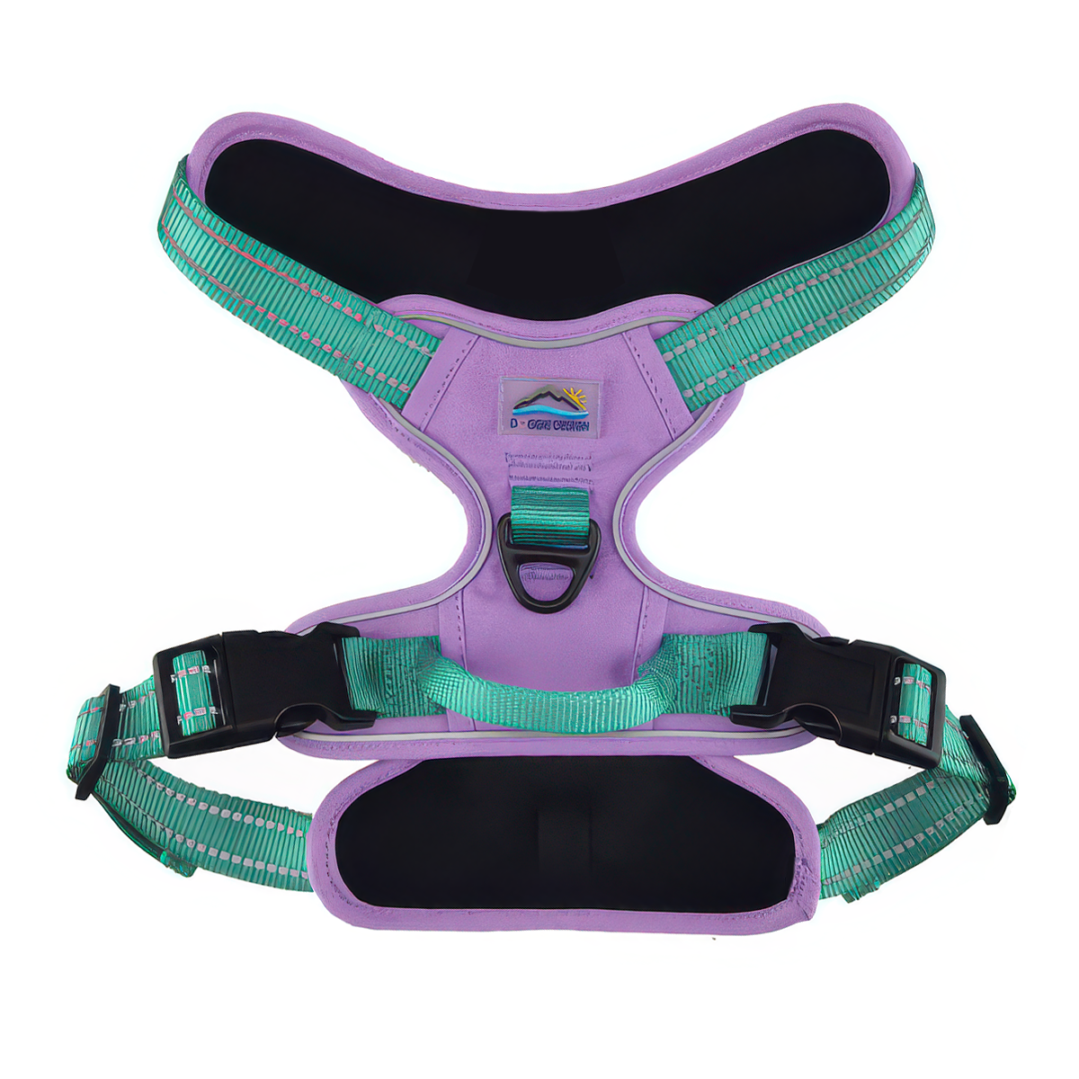 Venture Paw Pull Control Dog Harness – Mermaid Lilac | No‑Pull Design
