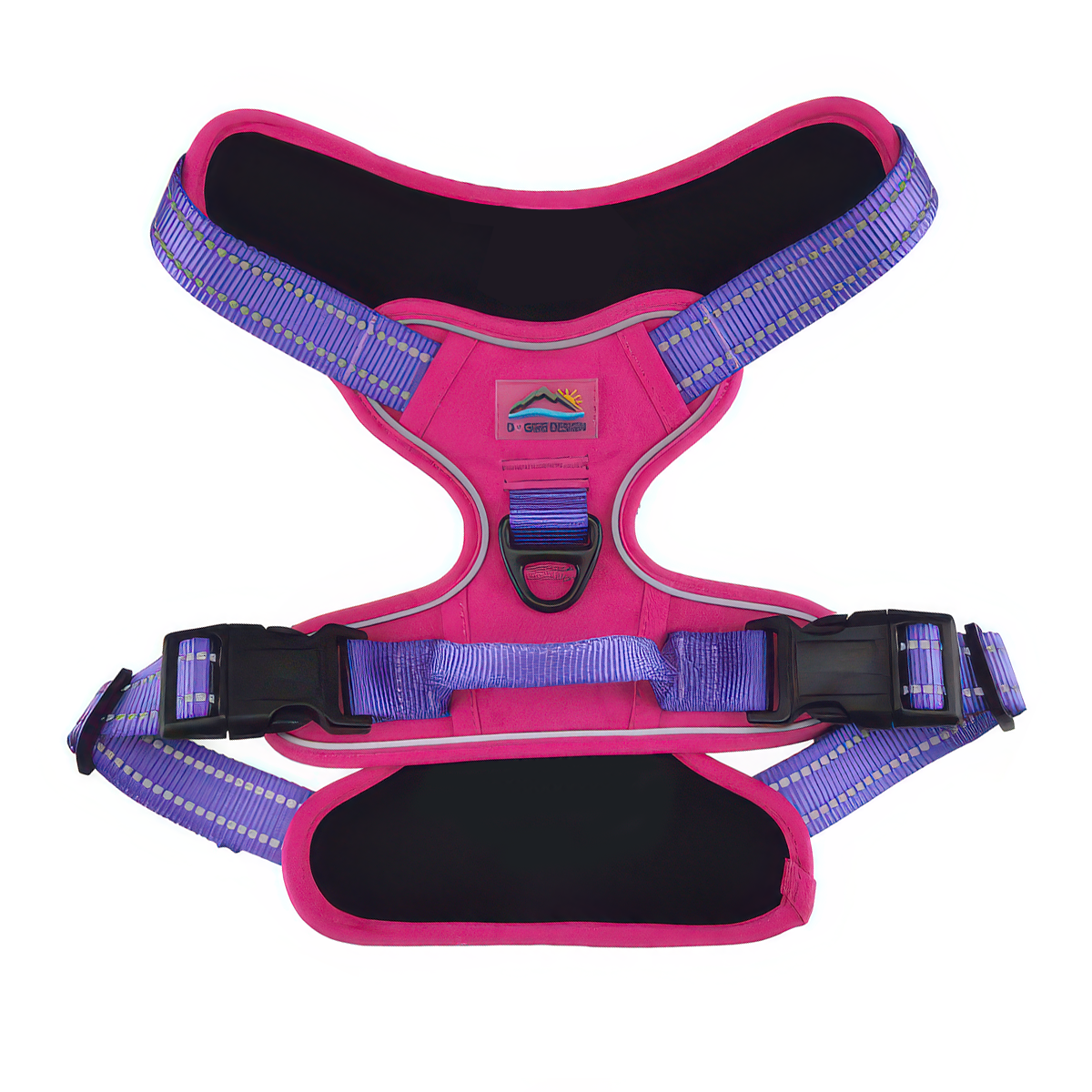 Venture Paw Pull Control Dog Harness – Sugar Rush Pink | No‑Pull Design