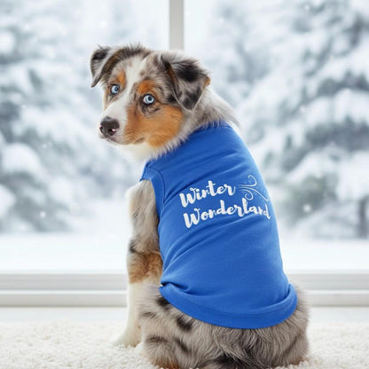 Winter Wonderland Dog Shirt - Blue 78719