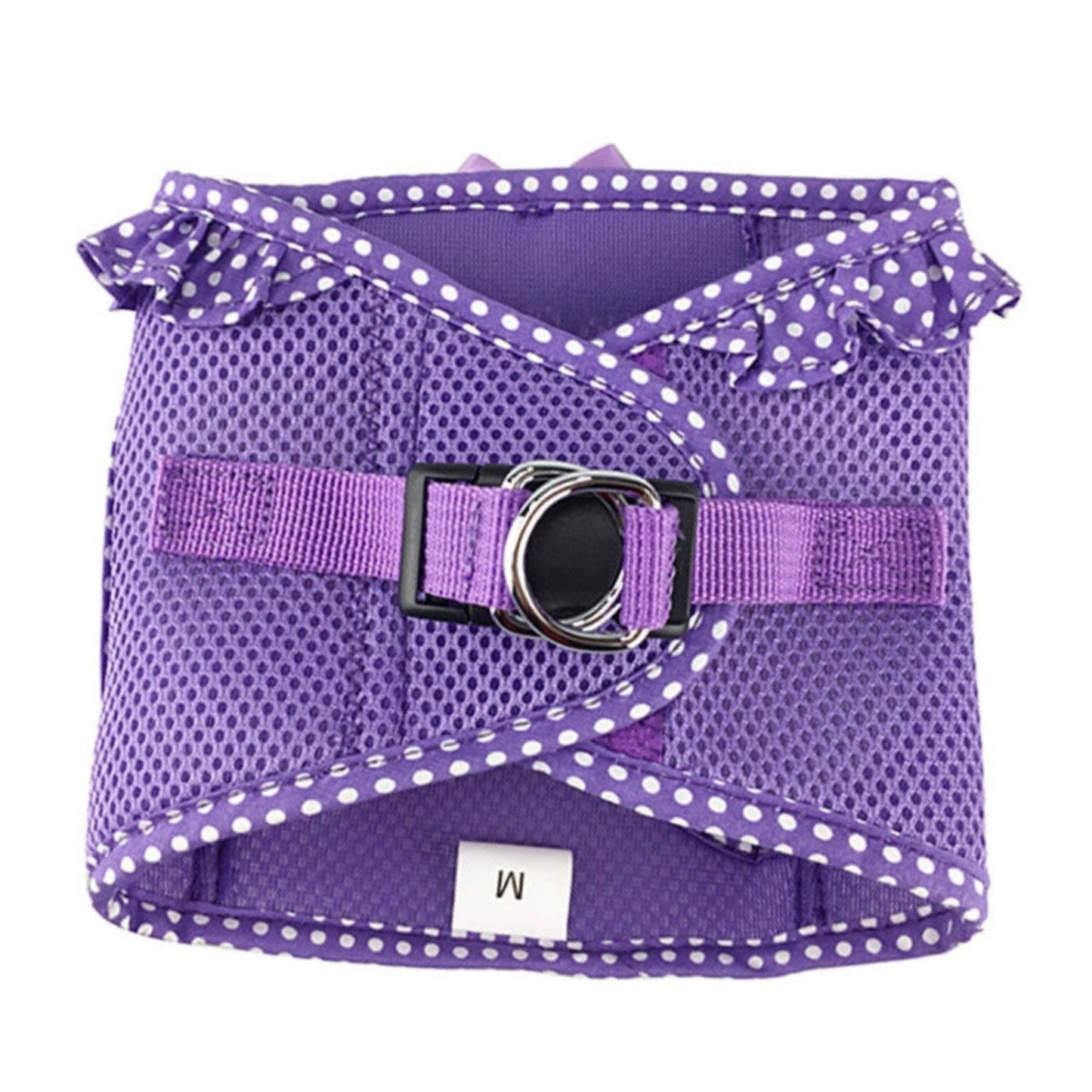 American River Choke Free Dog Harness Polka Dot Collection - Paisley Purple Polka Dot