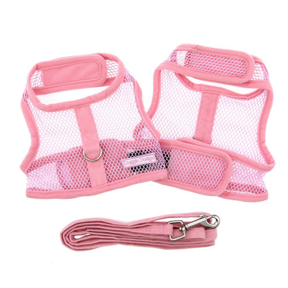 Cool Mesh Dog Harness-Solid Pink 63348