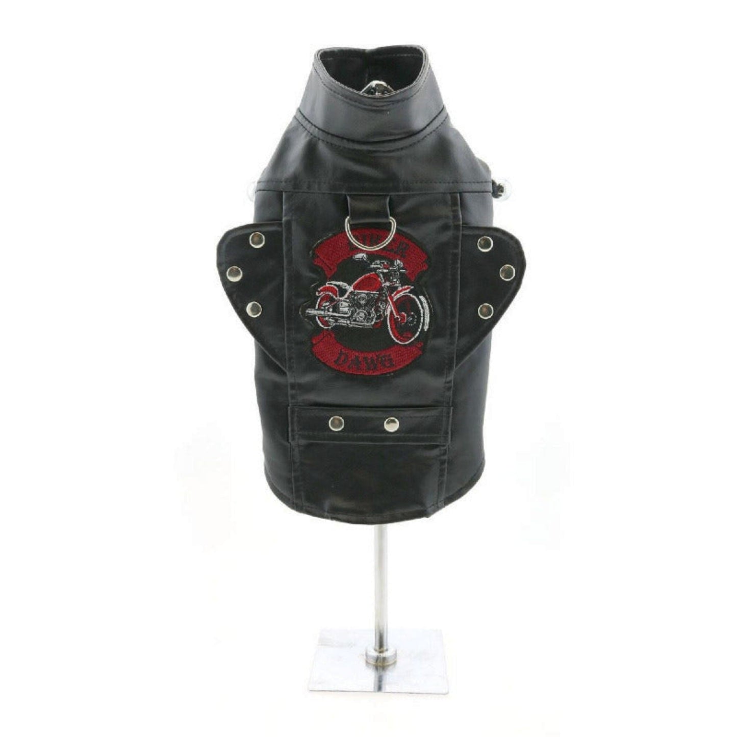 Biker Dawg Motorcycle Jacket-Black