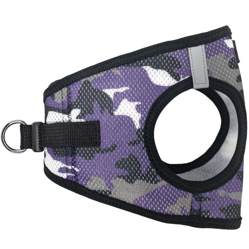 American River Choke Free Dog Harness Camouflage Collection purple