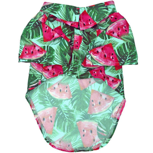 Doggie Design's Hawaiian Camp Shirt Juicy Watermelon  78505