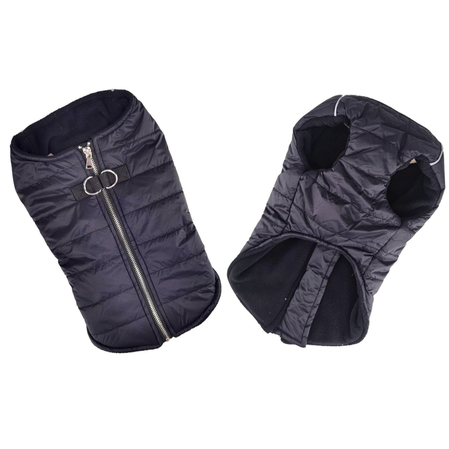 Zip-up Dog Puffer Vest - Black DD-78538 (Copy)